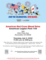 july 2 Blood drive