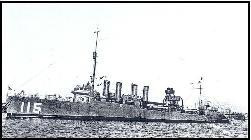 Destroyer USS Waters